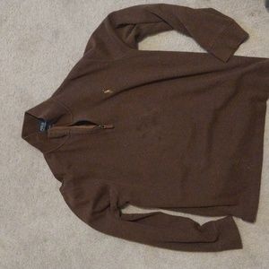 Men's Ralph Lauren polo large brown sweater